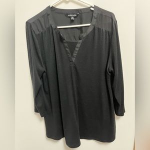 41 Hawthorne XL mixed media Black shirt